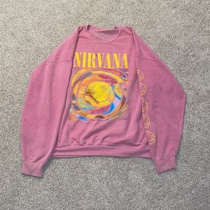 Nirvana Smile Overdyed Sweatshirt